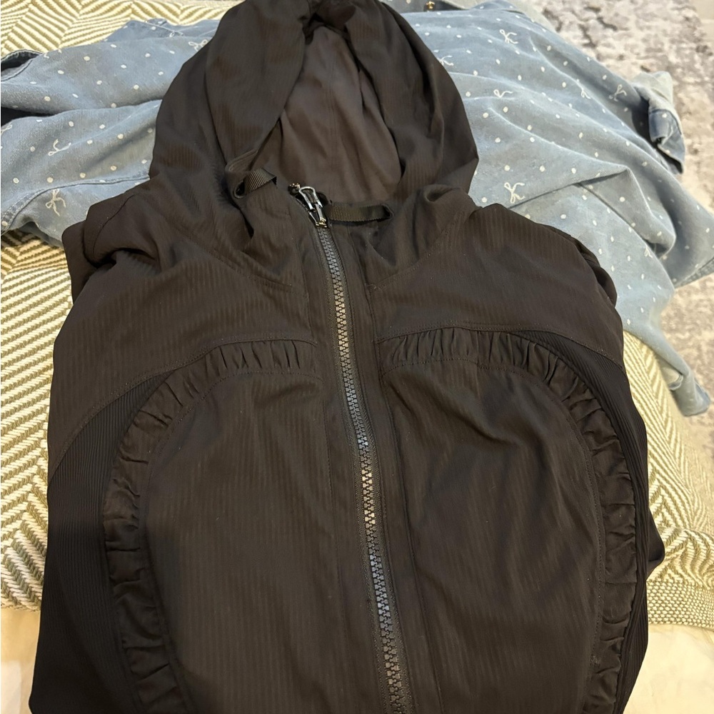 Lululemon Athletica Black Hooded Jacket